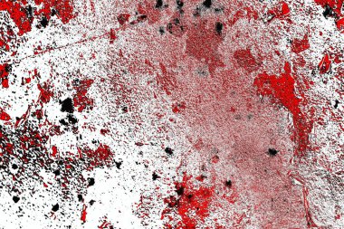 Soyut grunge arkaplanı. Monokrom dokusu. Siyah ve kırmızı desenli arka plan