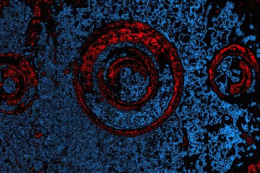 soyut mavi ve kırmızı doku, grunge arkaplan, boşluk duvar kağıdını kopyala