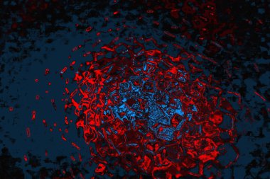 soyut mavi ve kırmızı doku, grunge arkaplan, boşluk duvar kağıdını kopyala