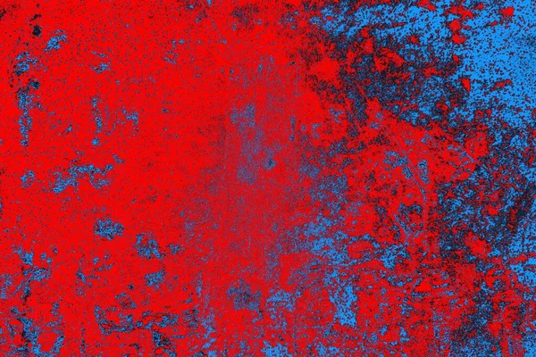 Abstrakte Blaue Und Rote Textur Grunge Hintergrund Kopierraum Tapete — Stockfoto