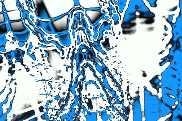 Abstrakte Blaue Und Schwarze Textur Grunge Hintergrund Kopierraum Tapete — Stockfoto