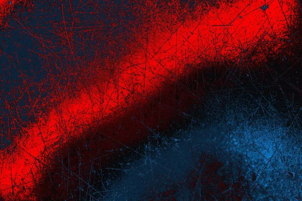 Abstract Blue Red Texture Grunge Background Copy Space Wallpaper — Stock Photo, Image