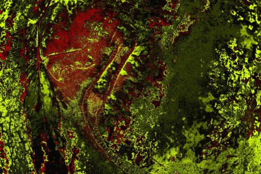 Boşluk duvar kağıdını, grunge arkaplanını, soyut renkli doku arkaplanını kopyala