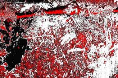 Soyut grunge arkaplanı. Monokrom dokusu. Siyah ve kırmızı desenli arka plan