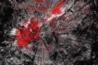 Soyut grunge arkaplanı. Monokrom dokusu. Siyah ve kırmızı desenli arka plan