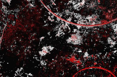 Soyut grunge arkaplanı. Monokrom dokusu. Siyah ve kırmızı desenli arka plan
