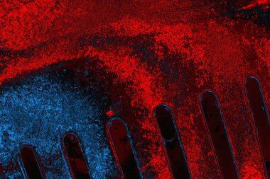 soyut mavi ve kırmızı doku, grunge arkaplan, boşluk duvar kağıdını kopyala