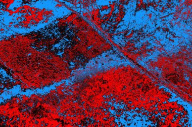 soyut mavi ve kırmızı doku, grunge arkaplan, boşluk duvar kağıdını kopyala