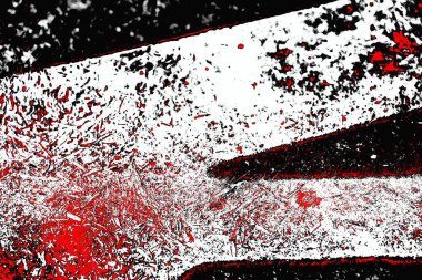 Soyut grunge arkaplanı. Monokrom dokusu. Siyah ve kırmızı desenli arka plan