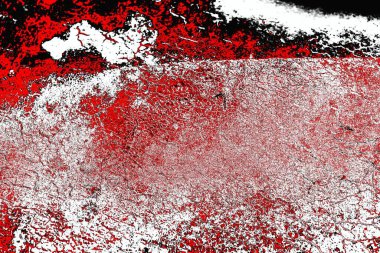 Soyut grunge arkaplanı. Monokrom dokusu. Siyah ve kırmızı desenli arka plan
