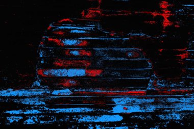 soyut mavi ve kırmızı doku, grunge arkaplan, boşluk duvar kağıdını kopyala