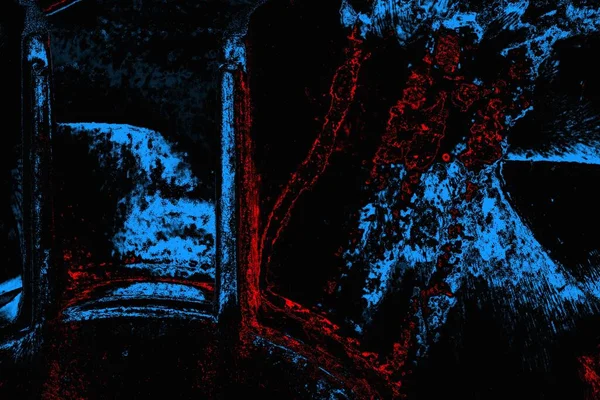 Elvont Kék Piros Textúra Grunge Háttér Másolás Tér Tapéta — Stock Fotó