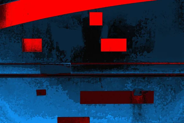 深蓝色和红色纹理 黑色背景 复制空间壁纸 — 图库照片