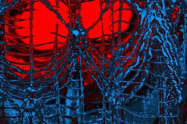 soyut mavi ve kırmızı doku, grunge arkaplan, boşluk duvar kağıdını kopyala