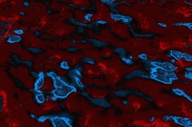 soyut mavi ve kırmızı doku, grunge arkaplan, boşluk duvar kağıdını kopyala