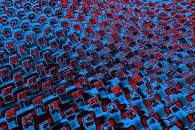 soyut mavi ve kırmızı doku, grunge arkaplan, boşluk duvar kağıdını kopyala