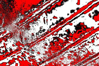 Soyut grunge arkaplanı. Monokrom dokusu. Siyah ve kırmızı desenli arka plan