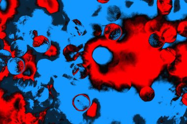 soyut mavi ve kırmızı doku, grunge arkaplan, boşluk duvar kağıdını kopyala