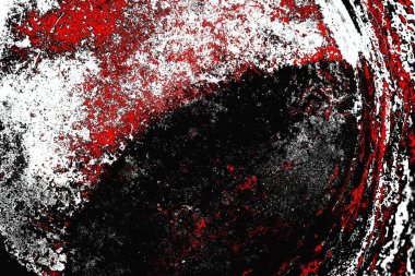 Soyut grunge arkaplanı. Monokrom dokusu. Siyah ve kırmızı desenli arka plan