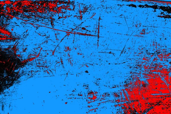 Abstrato Textura Azul Vermelho Fundo Grunge Papel Parede Espaço Cópia — Fotografia de Stock