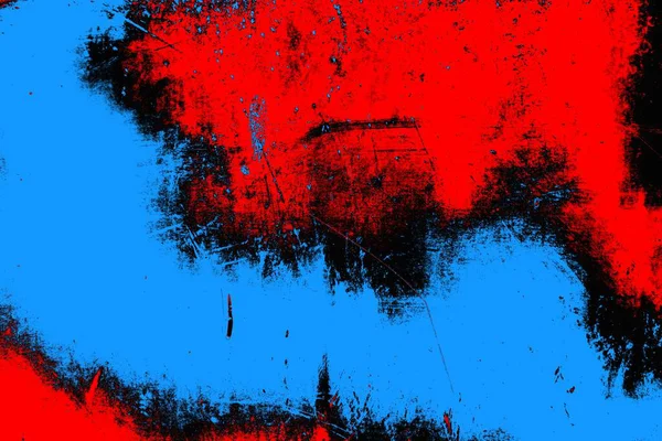 Abstrait Texture Bleue Rouge Fond Grunge Papier Peint Espace Copie — Photo