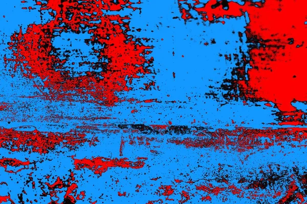 Abstrato Textura Azul Vermelho Fundo Grunge Papel Parede Espaço Cópia — Fotografia de Stock