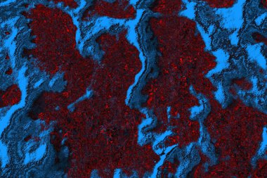 soyut mavi ve kırmızı doku, grunge arkaplan, boşluk duvar kağıdını kopyala