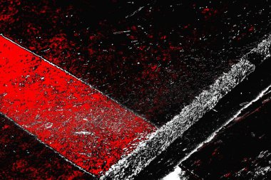 Soyut grunge arkaplanı. Monokrom dokusu. Siyah ve kırmızı desenli arka plan