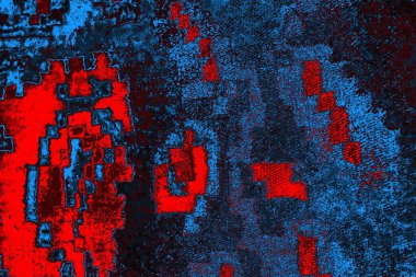 soyut mavi ve kırmızı doku, grunge arkaplan, boşluk duvar kağıdını kopyala