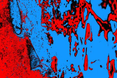 soyut mavi ve kırmızı doku, grunge arkaplan, boşluk duvar kağıdını kopyala