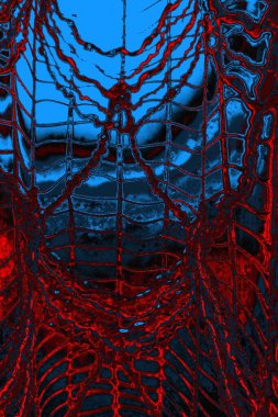 soyut mavi ve kırmızı doku, grunge arkaplan, boşluk duvar kağıdını kopyala