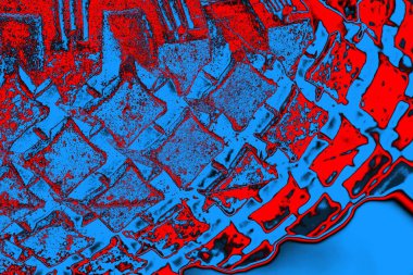 soyut mavi ve kırmızı doku, grunge arkaplan, boşluk duvar kağıdını kopyala