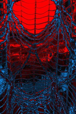 soyut mavi ve kırmızı doku, grunge arkaplan, boşluk duvar kağıdını kopyala