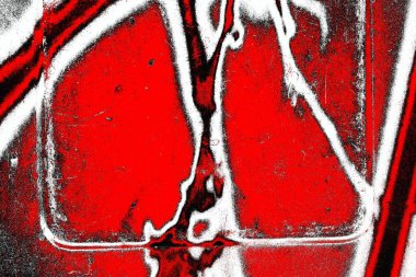 Soyut grunge arkaplanı. Monokrom dokusu. Siyah ve kırmızı desenli arka plan