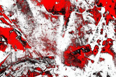 Soyut grunge arkaplanı. Monokrom dokusu. Siyah ve kırmızı desenli arka plan