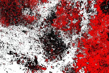 Soyut grunge arkaplanı. Monokrom dokusu. Siyah ve kırmızı desenli arka plan