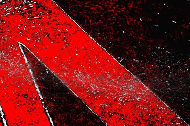 Soyut grunge arkaplanı. Monokrom dokusu. Siyah ve kırmızı desenli arka plan