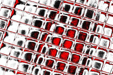 Soyut grunge arkaplanı. Monokrom dokusu. Siyah ve kırmızı desenli arka plan