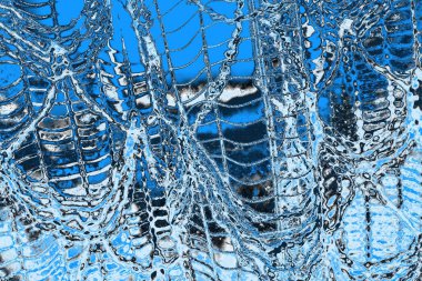 soyut mavi arkaplan, uzay duvar kağıdını kopyala