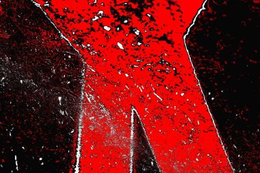 Soyut grunge arkaplanı. Monokrom dokusu. Siyah ve kırmızı desenli arka plan