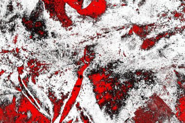 Soyut grunge arkaplanı. Monokrom dokusu. Siyah ve kırmızı desenli arka plan