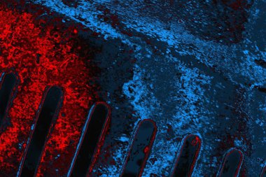 soyut mavi ve kırmızı doku, grunge arkaplan, boşluk duvar kağıdını kopyala