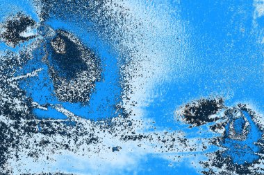 soyut mavi arkaplan, uzay duvar kağıdını kopyala