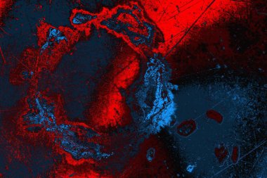 soyut mavi ve kırmızı doku, grunge arkaplan, boşluk duvar kağıdını kopyala