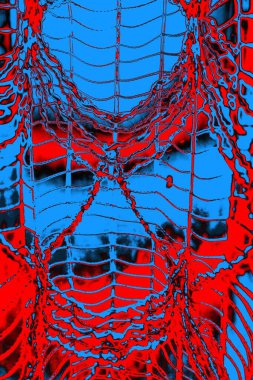 soyut mavi ve kırmızı doku, grunge arkaplan, boşluk duvar kağıdını kopyala