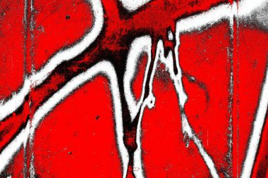 Soyut grunge arkaplanı. Monokrom dokusu. Siyah ve kırmızı desenli arka plan