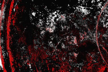 Soyut grunge arkaplanı. Monokrom dokusu. Siyah ve kırmızı desenli arka plan