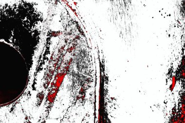Soyut grunge arkaplanı. Monokrom dokusu. Siyah ve kırmızı desenli arka plan