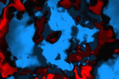 soyut mavi ve kırmızı doku, grunge arkaplan, boşluk duvar kağıdını kopyala