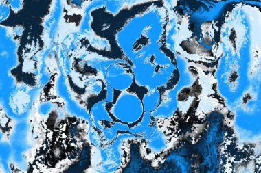 soyut mavi arkaplan, uzay duvar kağıdını kopyala